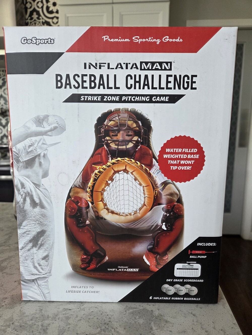 InflataMan Baseball Challenge Inflatable Catcher